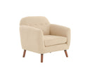 Sillon San Blas con Patas de Madera en Acabado nogal