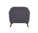 Sillon San Blas con Patas de Madera en Acabado nogal