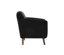 Sillon San Blas con Patas de Madera en Acabado nogal
