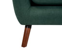 Sillon San Blas con Patas de Madera en Acabado nogal