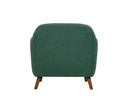 Sillon San Blas con Patas de Madera en Acabado nogal