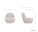 Sillón Toscana Base tapizada