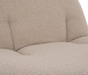 Sillón Toscana Base tapizada en tono taupe