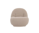 Sillón Toscana Base tapizada en tono taupe