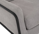 Sillón Tuxama con Patas de Madera en Acabado negro