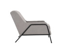 Sillón Tuxama con Patas de Madera en Acabado negro