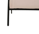 Sillón Tuxama con Patas de Madera en Acabado negro