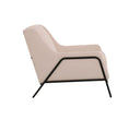 Sillón Tuxama con Patas de Madera en Acabado negro