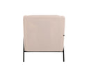 Sillón Tuxama con Patas de Madera en Acabado negro