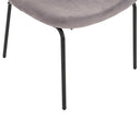 Silla Pisa con pata en acabado color negro