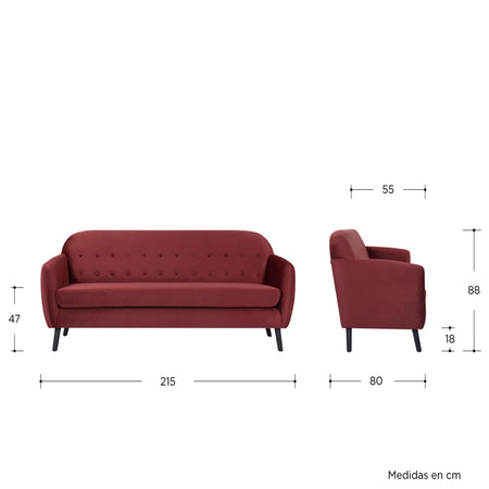 Sofa 3 cuerpos San Blas
