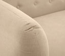 Sofa 3 cuerpos San Blas con Patas de Madera en Acabado nogal