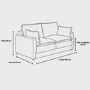 medidas sofa 2 cuerpos andrea