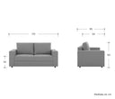 Sofa 2 cuerpos Ocampos