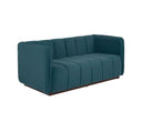 Sofa 2 cuerpos Porfirio en color verde