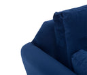 Sofa 3 cuerpos Levanto con Patas de Madera en Acabado nogal
