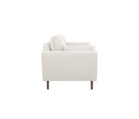 Sofa 3 cuerpos Levanto con Patas de Madera en Acabado nogal