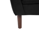 Sofa 3 cuerpos Levanto con Patas de Madera en Acabado nogal
