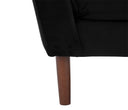 Sofa 3 cuerpos Levanto con Patas de Madera en Acabado nogal