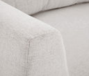 Sofa 3 cuerpos Yoco con Patas de Madera en Acabado negro