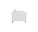 Sofa 3 cuerpos Yoco con Patas de Madera en Acabado negro