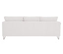 Sofa 3 cuerpos Yoco con Patas de Madera en Acabado negro