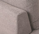 Sofa 3 cuerpos Yoco con Patas de Madera en Acabado negro