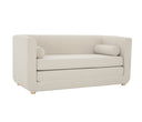 Sofa cama Basil con Patas de madera natural con acabado barnizado