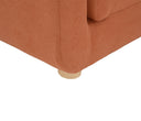 Sofa cama Basil con Patas de madera natural con acabado barnizado