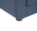 Sofa cama Basil con Patas de Madera en Acabado Nogal