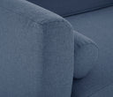 Sofa cama Basil con Patas de Madera en Acabado Nogal