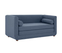 Sofa cama Basil con Patas de Madera en Acabado Nogal
