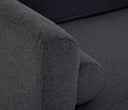 Sofa cama Basil con Patas de Madera en Acabado Nogal