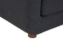 Sofa cama Basil con Patas de Madera en Acabado Nogal
