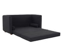 Sofa cama Basil con Patas de Madera en Acabado Nogal