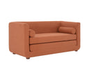 Sofa cama Basil con Patas de Madera en Acabado Nogal