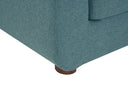 Sofa cama Basil con Patas de Madera en Acabado Nogal