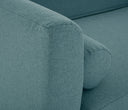 Sofa cama Basil con Patas de Madera en Acabado Nogal