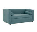Sofa cama Basil con Patas de Madera en Acabado Nogal