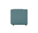 Sofa cama Basil con Patas de Madera en Acabado Nogal