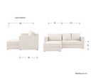 Sofa cama Yamanik izquierdo