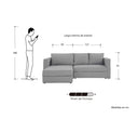 Sofa cama Yamanik izquierdo
