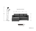 Sofa cama Yamanik izquierdo