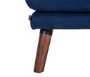 Taburete San Blas con Patas de Madera en Acabado nogal