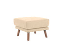 Taburete San Blas con Patas de Madera en Acabado nogal