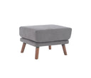 Taburete San Blas con Patas de Madera en Acabado nogal