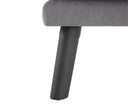 Taburete San Blas con Patas de Madera en Acabado negro