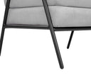Taburete Tuxama con diseño moderno, asiento acolchado y estructura metálica, ideal para cualquier ambiente de tu hogar.