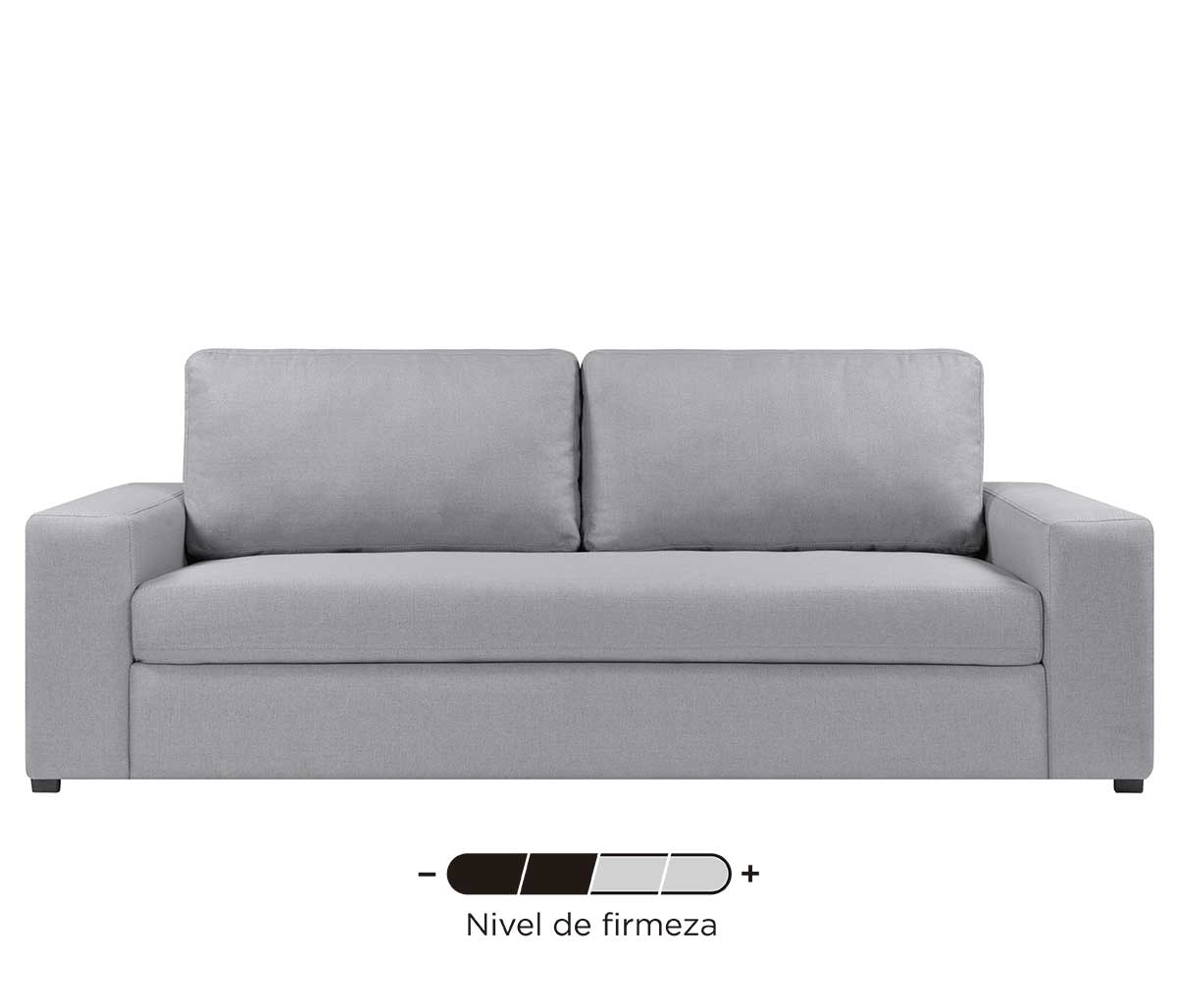 Sofá 3 cuerpos Neiva Gris claro