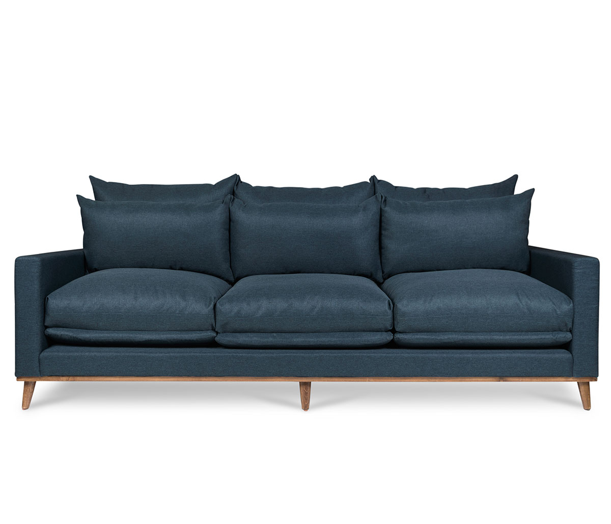 Sofá Zenda 3 Cuerpos Azul